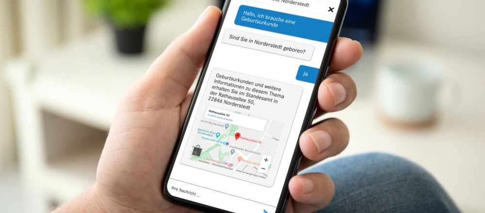 Interview: So unterstützt Chatbot Nordi die Bürger der Stadt Norderstedt