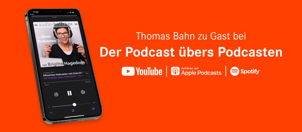 Zu Gast bei "Podcast übers Podcasten" - Effizientes Podcasten mit ChatGPT