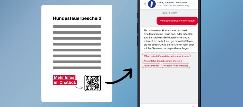 Einfach, aber effektiv: Chatbot öffnen via QR-Code