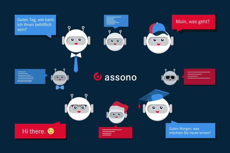 assono AI-Chatbot: Avatar and communication style: We create chatbots your customers will enjoy interacting with