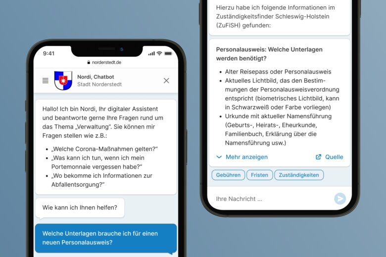 assono KI-Chatbot für Städte, Verwaltung und Behörden: E-Government mit Chatbots: Service für Bürger, Entlastung für Mitarbeiter