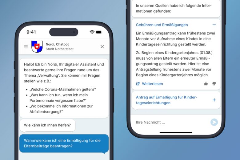 KI-Suche: Inhalte aus verschiedenen Dokumenten direkt und einfach über den assono KI-Chatbot suchen.