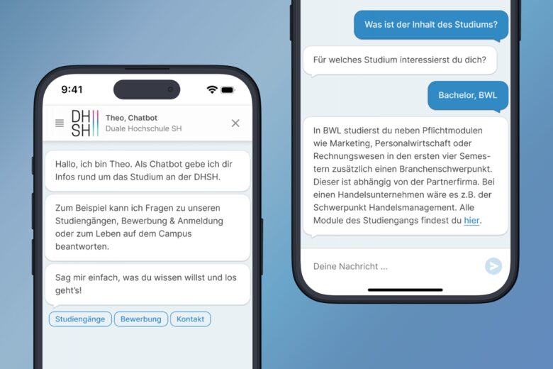 assono KI-Chatbot für Hochschulen und Universitäten: Eine skalierbare Lösung, die eine große Zahl an Themen im Hochschulbereich abdecken kann