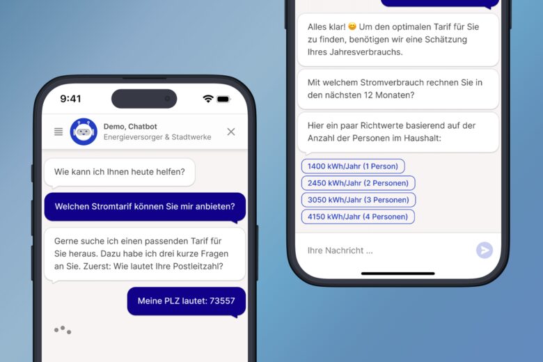 assono KI-Chatbot für Stadtwerke und Versorgungsunternehmen: Schnell, einfach und sicher Informationen via Chatbot von einem Stadtwerk erhalten