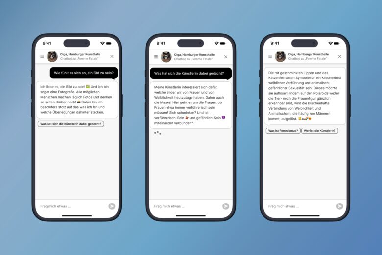 Referenzgeschichte: Hamburger Kunsthalle und assono KI-Chatbot: Mit echten Gemälden chatten: „Hey Medusa, muss ich Angst vor dir haben?“