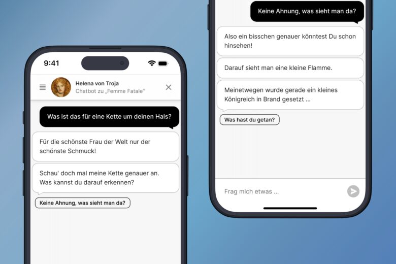 Referenzgeschichte: Hamburger Kunsthalle und assono KI-Chatbot: Der Chatbot wurde im Rahmen eines Schulprojekts von Jugendlichen mitgestaltet